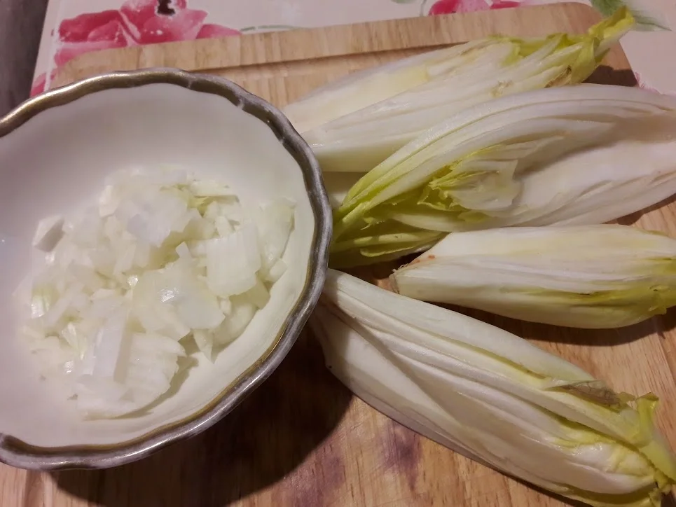 Rezept: Chicorèe gebraten Bild Nr. 5 Chicorèe gebraten - Rezept - Bild Nr. 5