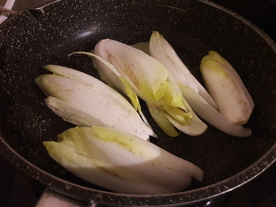 Rezept: Chicorèe gebraten Bild Nr. 7 Chicorèe gebraten - Rezept - Bild Nr. 7