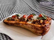 Gefüllter Butternut-Kürbis aus dem Backofen - Rezept - Bild Nr. 2