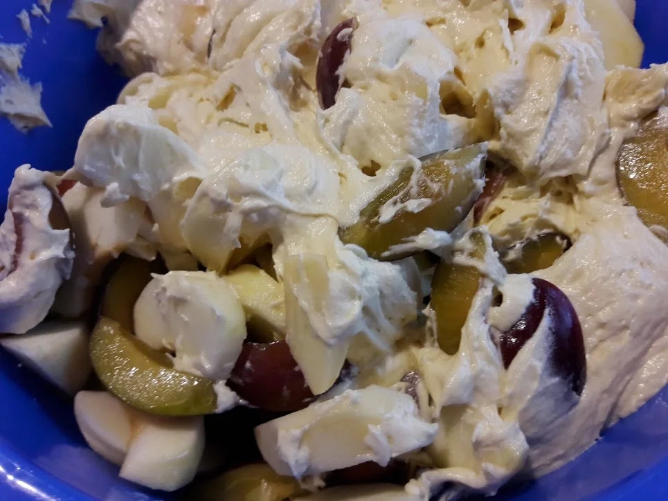 Apfelkuchen mit Pflaumen - Rezept - Bild Nr. 6