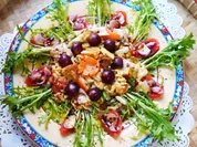 Bunter Nudelsalat mit Rührei – Insalata Fusilli - Rezept - Bild Nr. 2