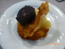 Reibeküchlein mit Apfelmus und Blutwurst - Rezept - Bild Nr. 2
