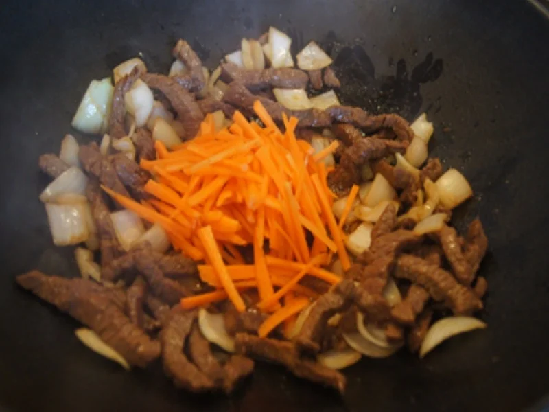 Rindfleisch mit Gemüse und Bratreis - Rezept - Bild Nr. 10