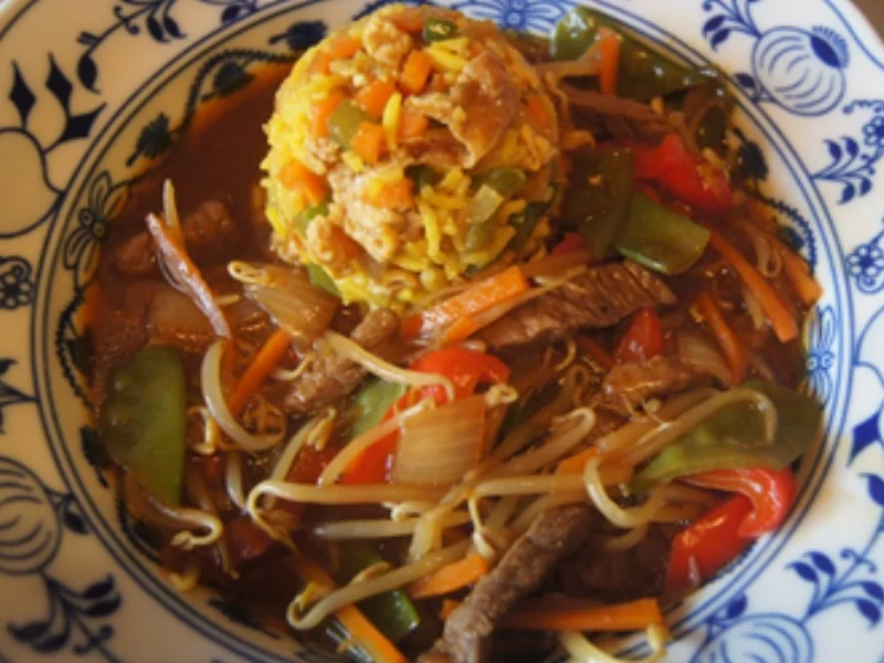 Rindfleisch mit Gemüse und Bratreis - Rezept - Bild Nr. 20