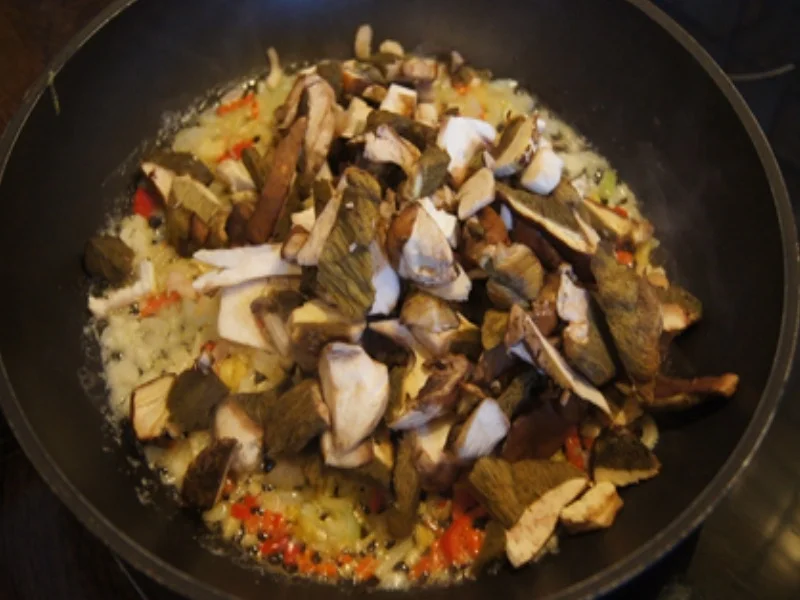 Schnelles Steinpilz-Omelett - Rezept - Bild Nr. 8