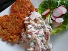 Räucher-Forellen-Filet-Salat mit Rösti - Rezept - Bild Nr. 2