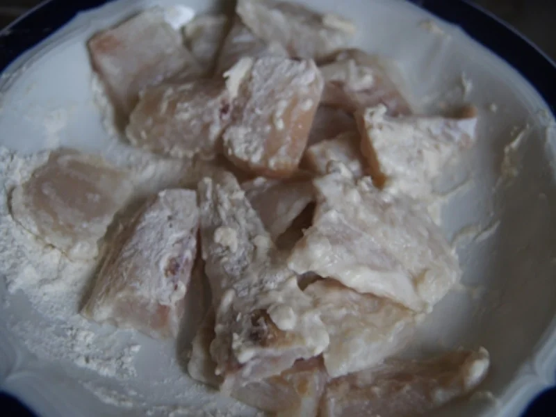 Seelachsfilet-Nuggets mit Gemüse süß-sauer und Basmatireis - Rezept - Bild Nr. 5