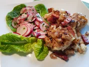 Hasselback-Kartoffeln mit Radieser'l-Salat - Rezept - Bild Nr. 11434