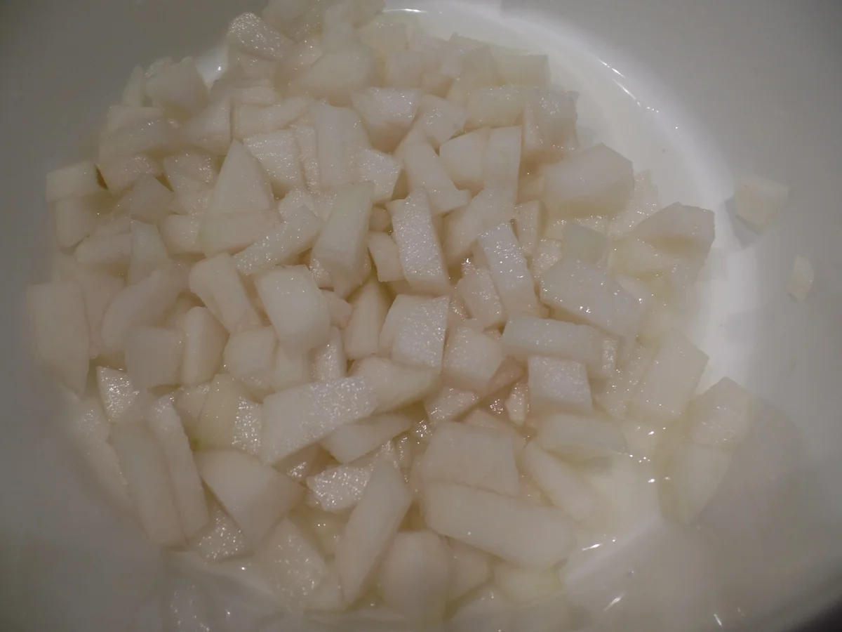 Birnen-Walnuss-Muffins mit Mascarpone -Frischkäsehaube - Rezept - Bild Nr. 11436