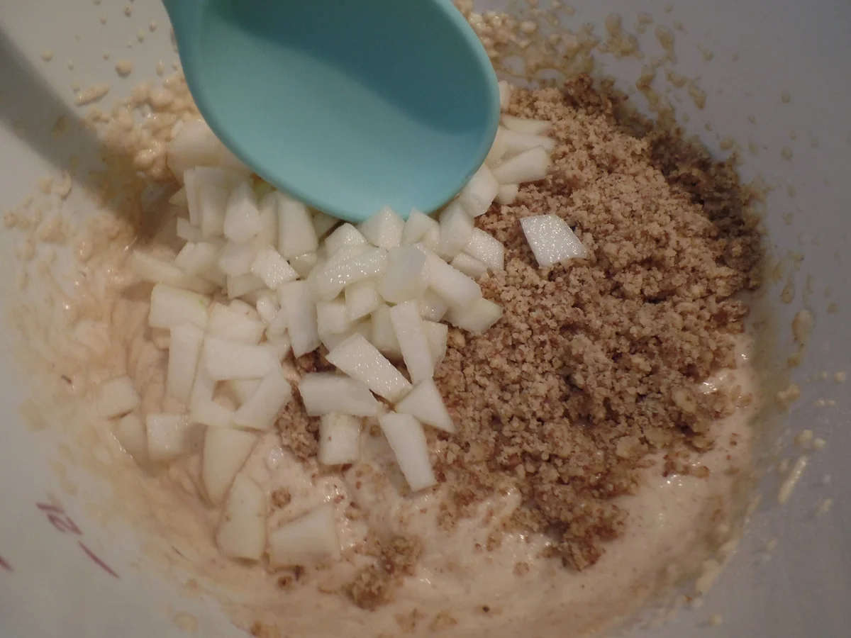 Birnen-Walnuss-Muffins mit Mascarpone -Frischkäsehaube - Rezept - Bild Nr. 11443