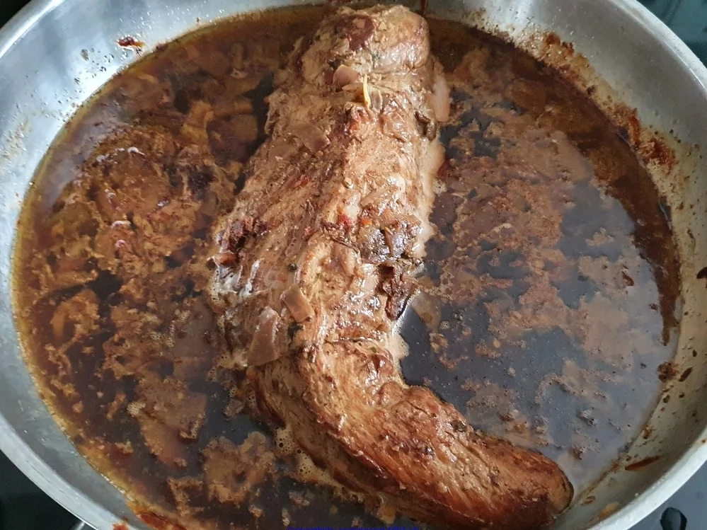 Rezept: Kalbsfilet heute mal "mein Standard" mit feiner Sosse Bild Nr. 3 Kalbsfilet heute mal "mein Standard" mit feiner Sosse - Rezept - Bild Nr. 3