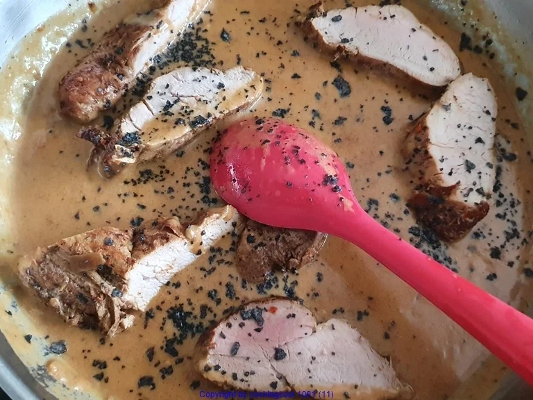 Rezept: Kalbsfilet heute mal "mein Standard" mit feiner Sosse Bild Nr. 7 Kalbsfilet heute mal "mein Standard" mit feiner Sosse - Rezept - Bild Nr. 7