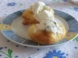Frittierte Ananas mit Eis - Rezept