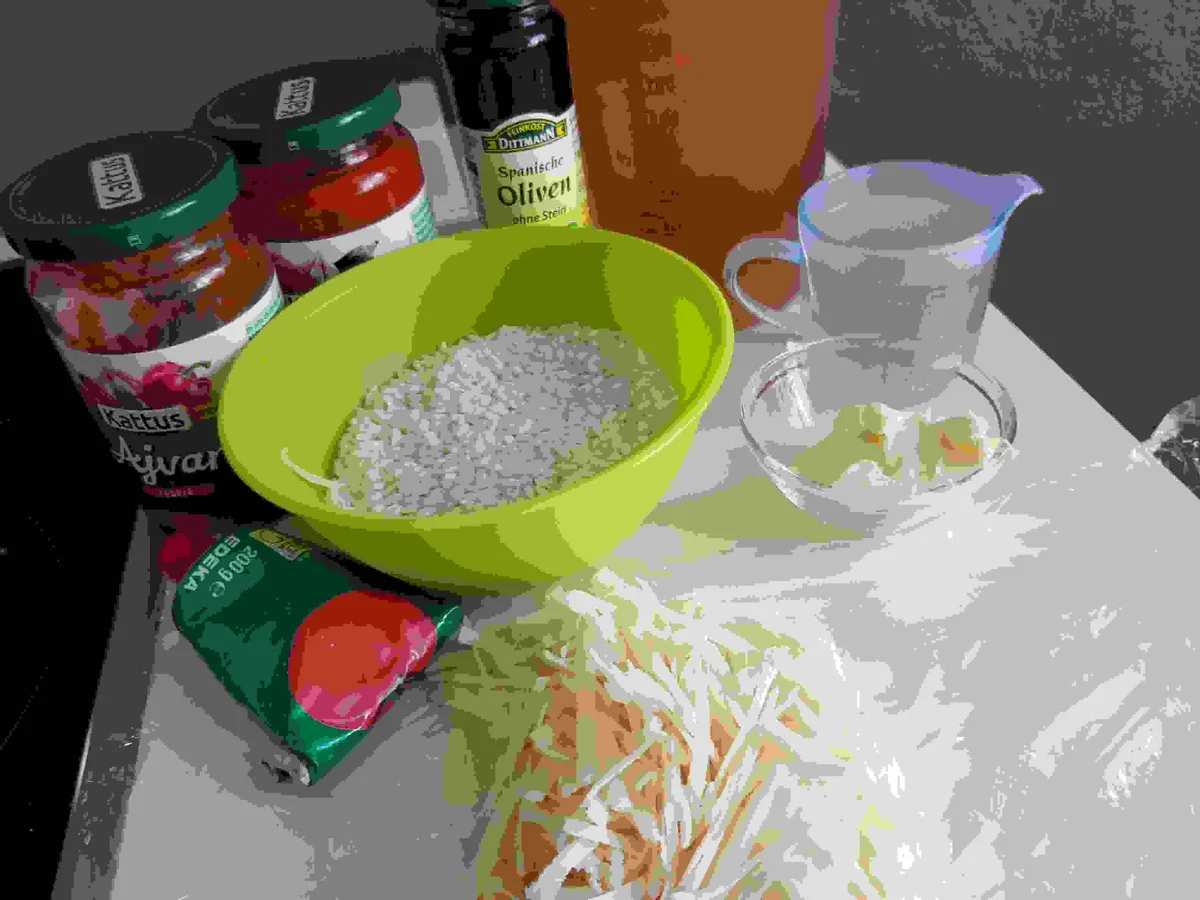 Rezept: Lammrücken mit Knoblauchkruste auf Paprika-Risotto Bild Nr. 11485 Lammrücken mit Knoblauchkruste auf Paprika-Risotto - Rezept - Bild Nr. 11485