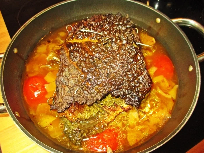 Rezept: Kümmelbraten im Wirsingmantel Bild Nr. 3 Kümmelbraten im Wirsingmantel - Rezept - Bild Nr. 3