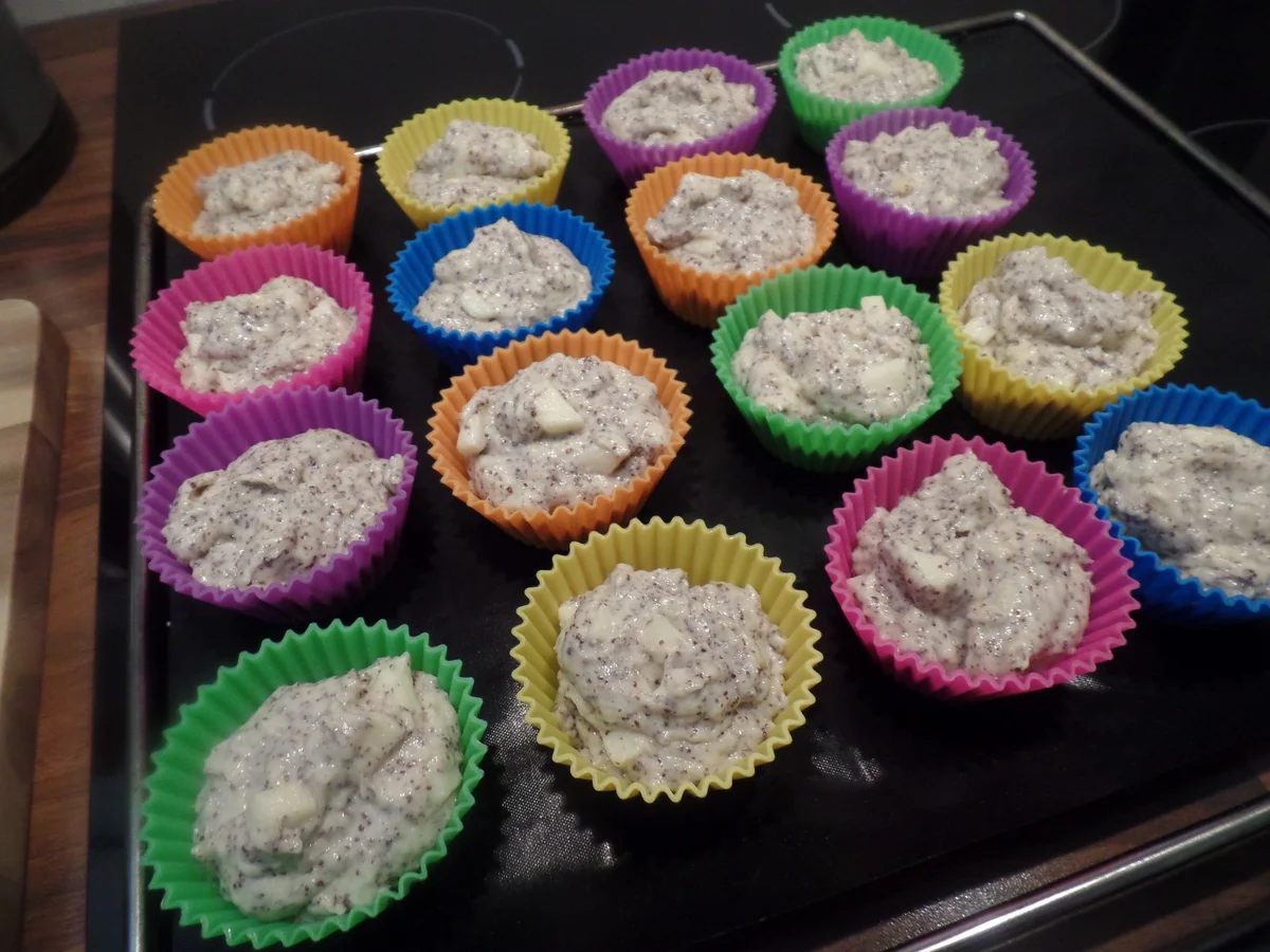 Apfel-Mohn-Muffins - Rezept - Bild Nr. 11496