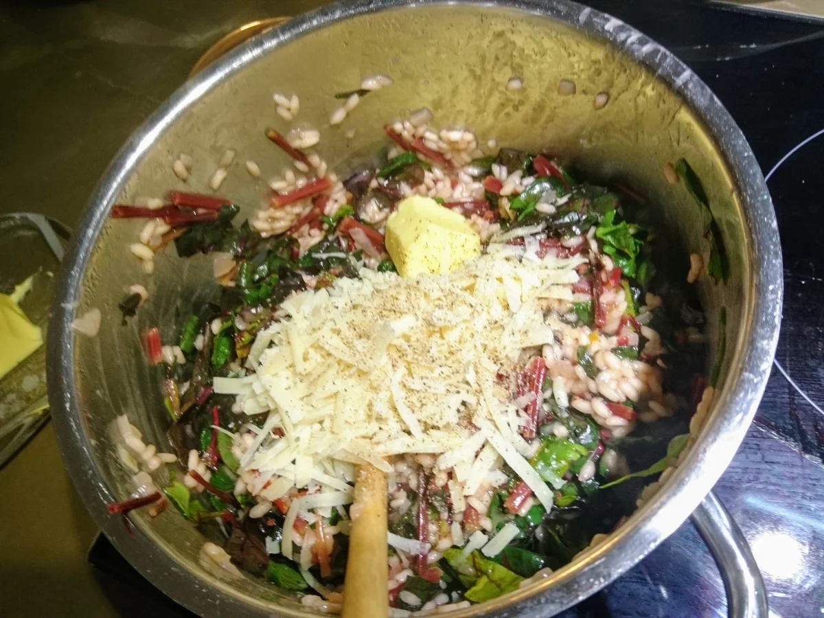 Rezept: Risotto con bietole - Mangoldrisotto Bild Nr. 19 Risotto con bietole - Mangoldrisotto - Rezept - Bild Nr. 19