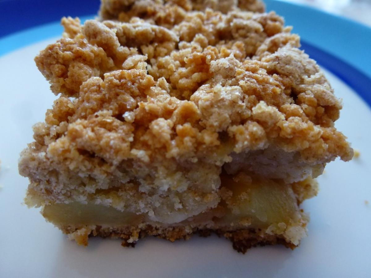 Oma´s krümliger Apfelkuchen vom Blech=Kochbar Challenge 10.0 (Oktober ...