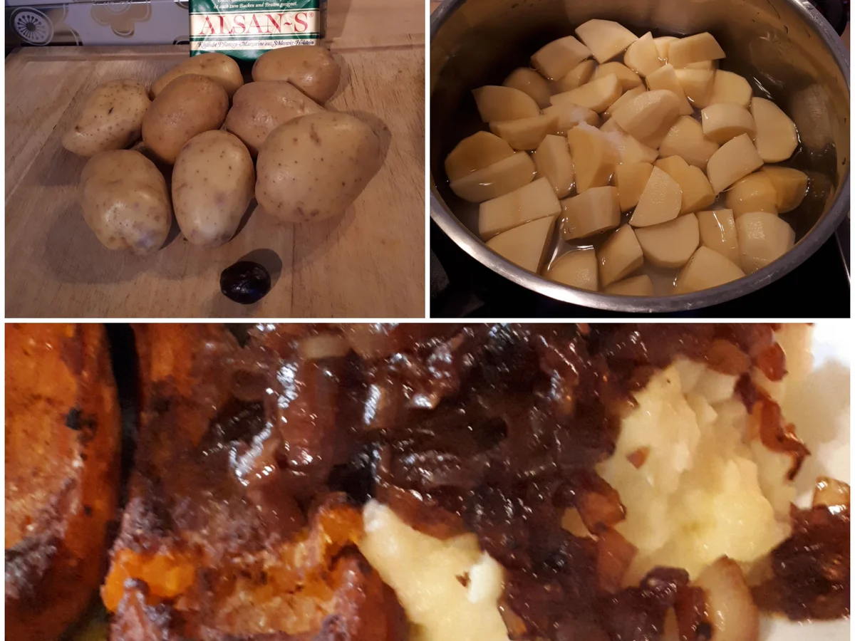 Pilzpfanne und Kürbis aus dem Ofen mit Beilagen - Rezept - Bild Nr. 3