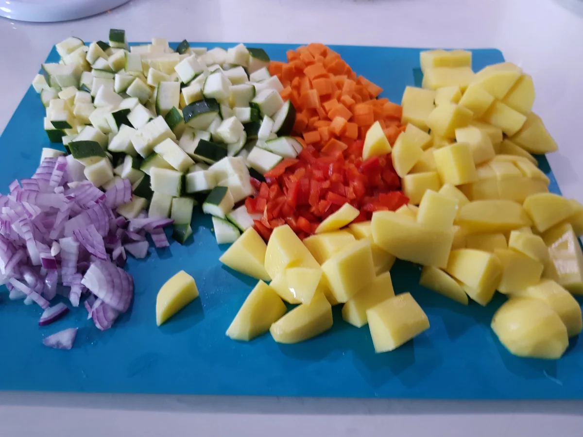 Rinderhack-Rouladen mit Zucchini-Kartoffel-Ragout - Rezept - Bild Nr. 8