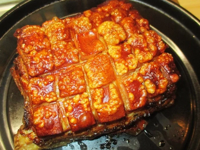 Schweinebauch mit Kruste - Rezept - Bild Nr. 3