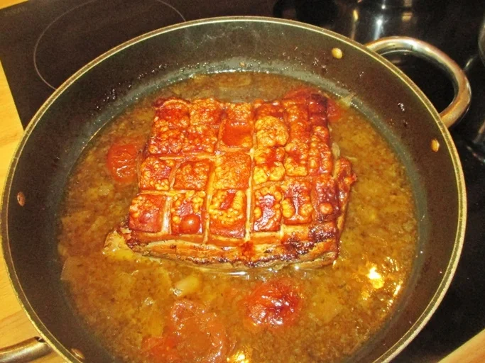 Schweinebauch mit Kruste - Rezept - Bild Nr. 4