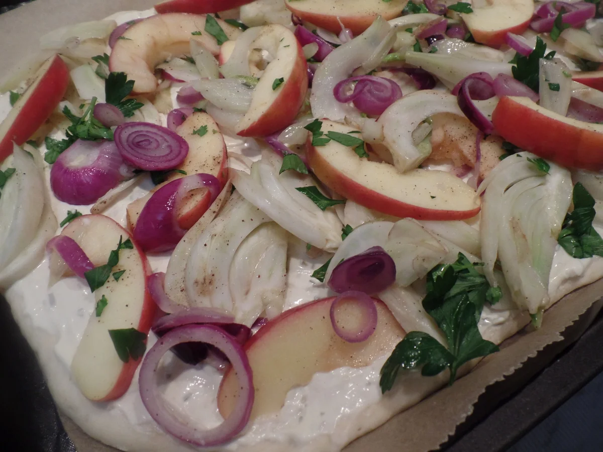 Fenchel-Apfel-Zwiebelkuchen - Rezept - Bild Nr. 11544