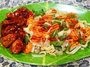 Würzige Hühnerschlegel mit bunten, breiten Nudeln - Rezept - Bild Nr. 2