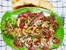 Carpaccio mit grünem Spargel, Brokkoli und Pecorino - Rezept - Bild Nr. 2
