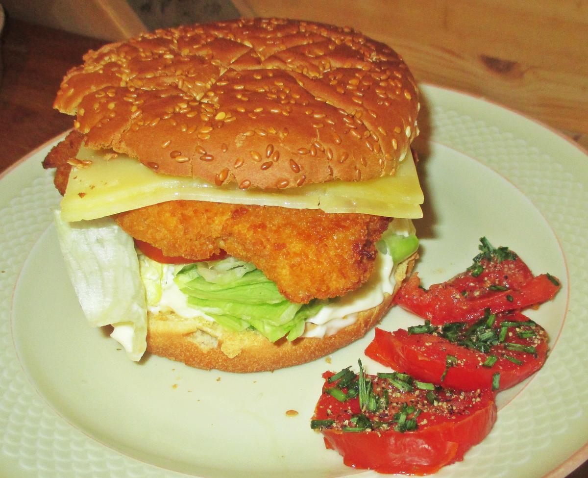 Schnitzel-Burger - Rezept - Bild Nr. 2