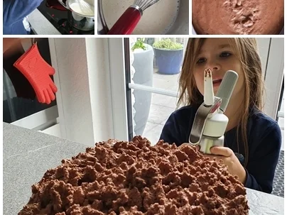 Schlau-Kakao Puddingtorte = aus der KID`s Food Kitchenwelt - Rezept - Bild Nr. 18