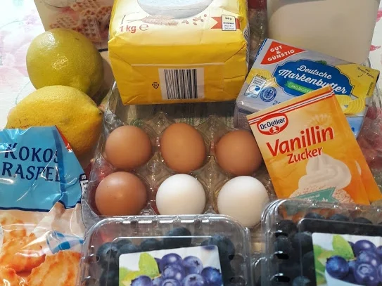 Rezept: Quarkkuchen mit Blaubeeren Bild Nr. 4 Quarkkuchen mit Blaubeeren - Rezept - Bild Nr. 4