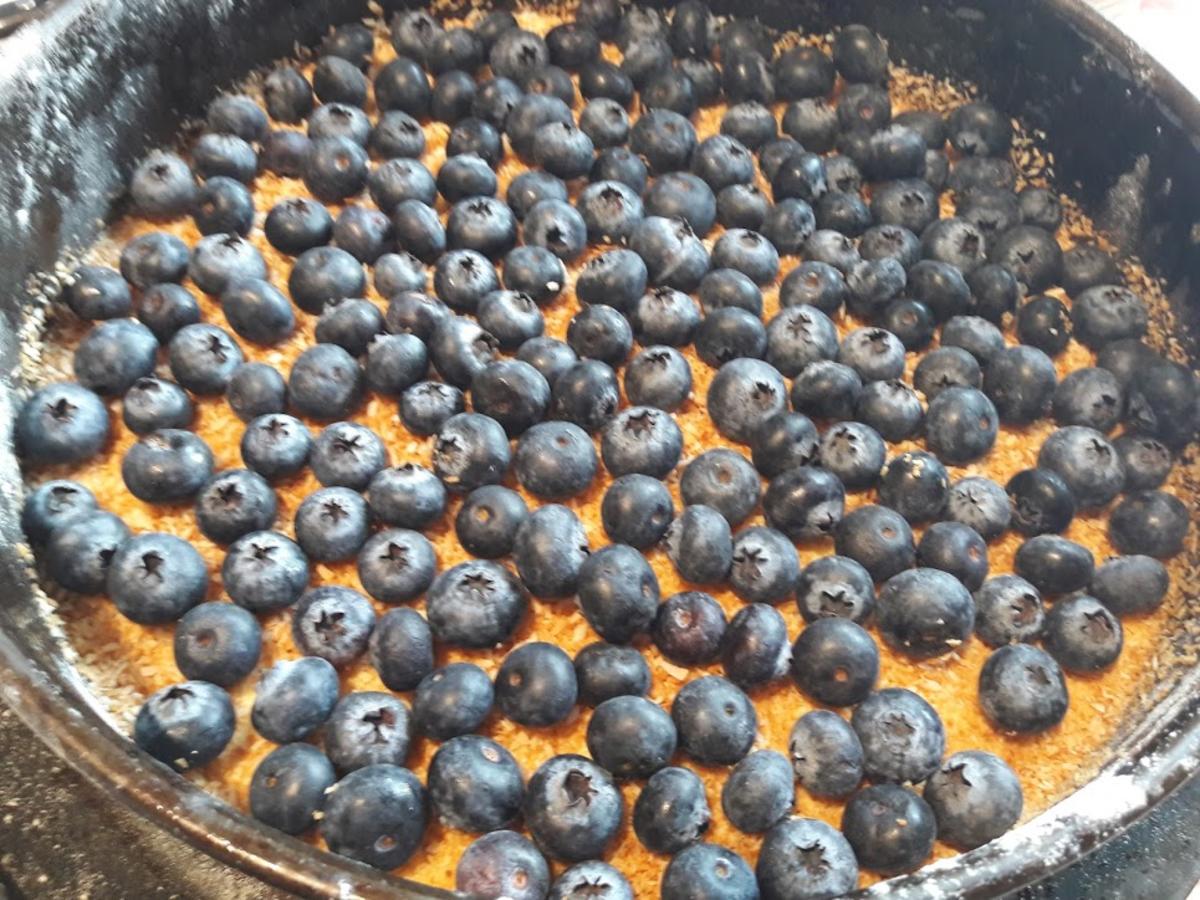Quarkkuchen mit Blaubeeren - Rezept - Bild Nr. 11