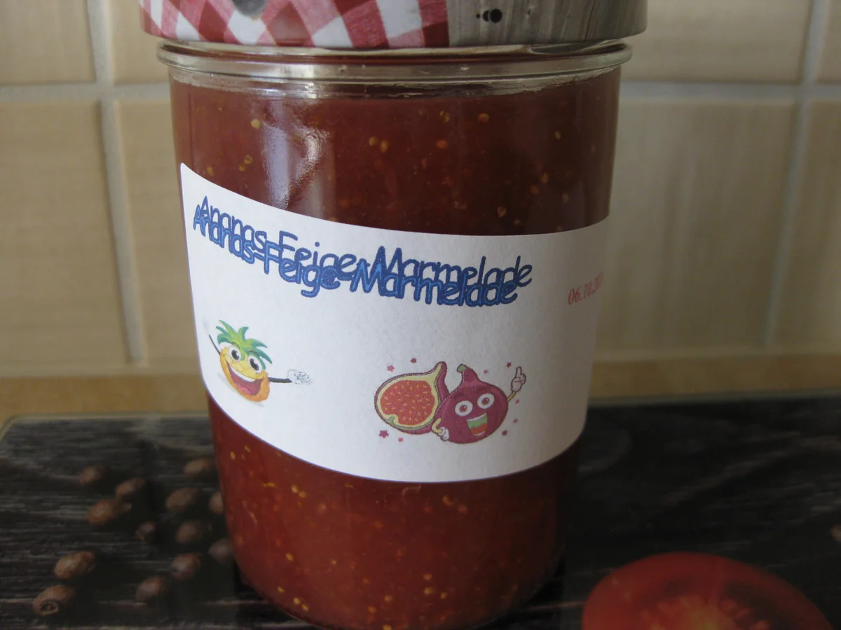 Ananas-Feige-Marmelade - Rezept - Bild Nr. 2