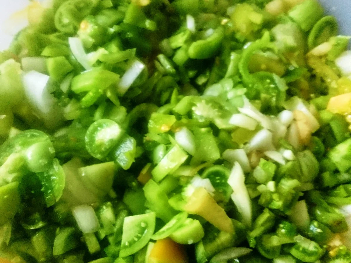 Rezept: Grüne Tomaten Chutney Bild Nr. 3 Grüne Tomaten Chutney - Rezept - Bild Nr. 3