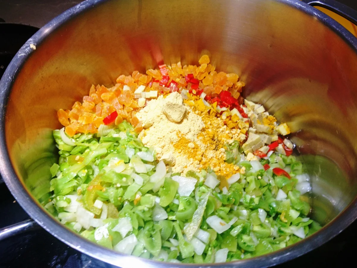 Rezept: Grüne Tomaten Chutney Bild Nr. 11 Grüne Tomaten Chutney - Rezept - Bild Nr. 11