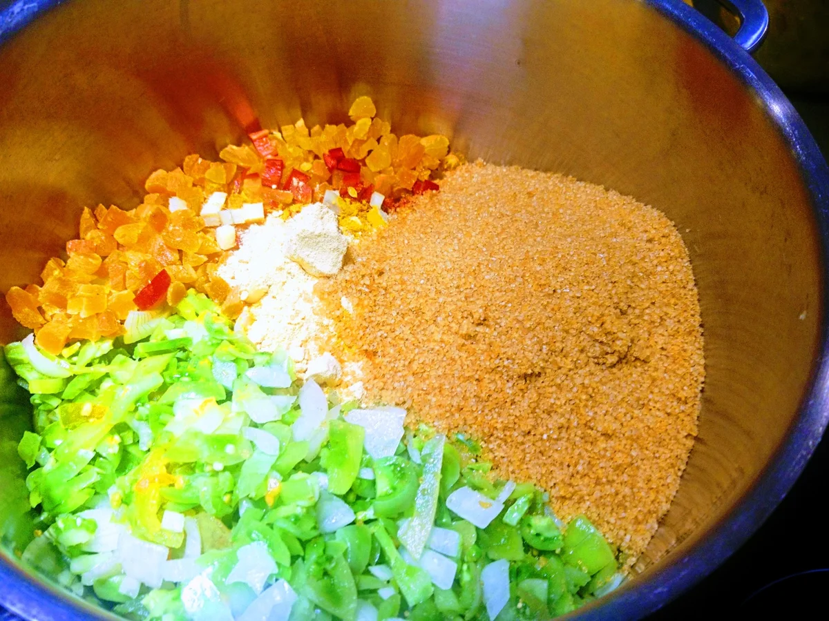 Rezept: Grüne Tomaten Chutney Bild Nr. 12 Grüne Tomaten Chutney - Rezept - Bild Nr. 12