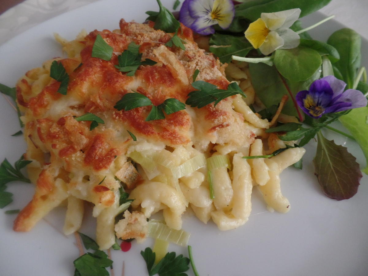 Überbackene  Käse-Spätzle - Rezept - Bild Nr. 11540