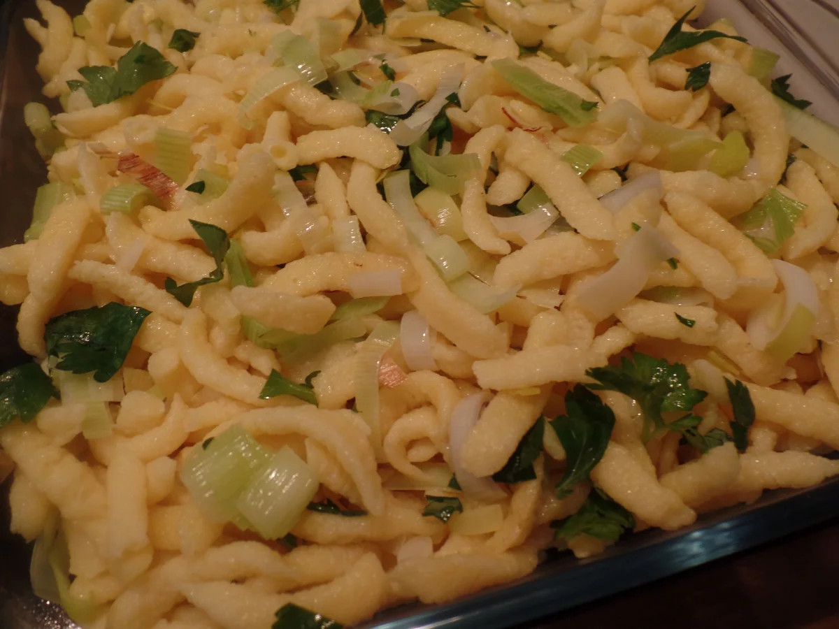 Überbackene  Käse-Spätzle - Rezept - Bild Nr. 11550