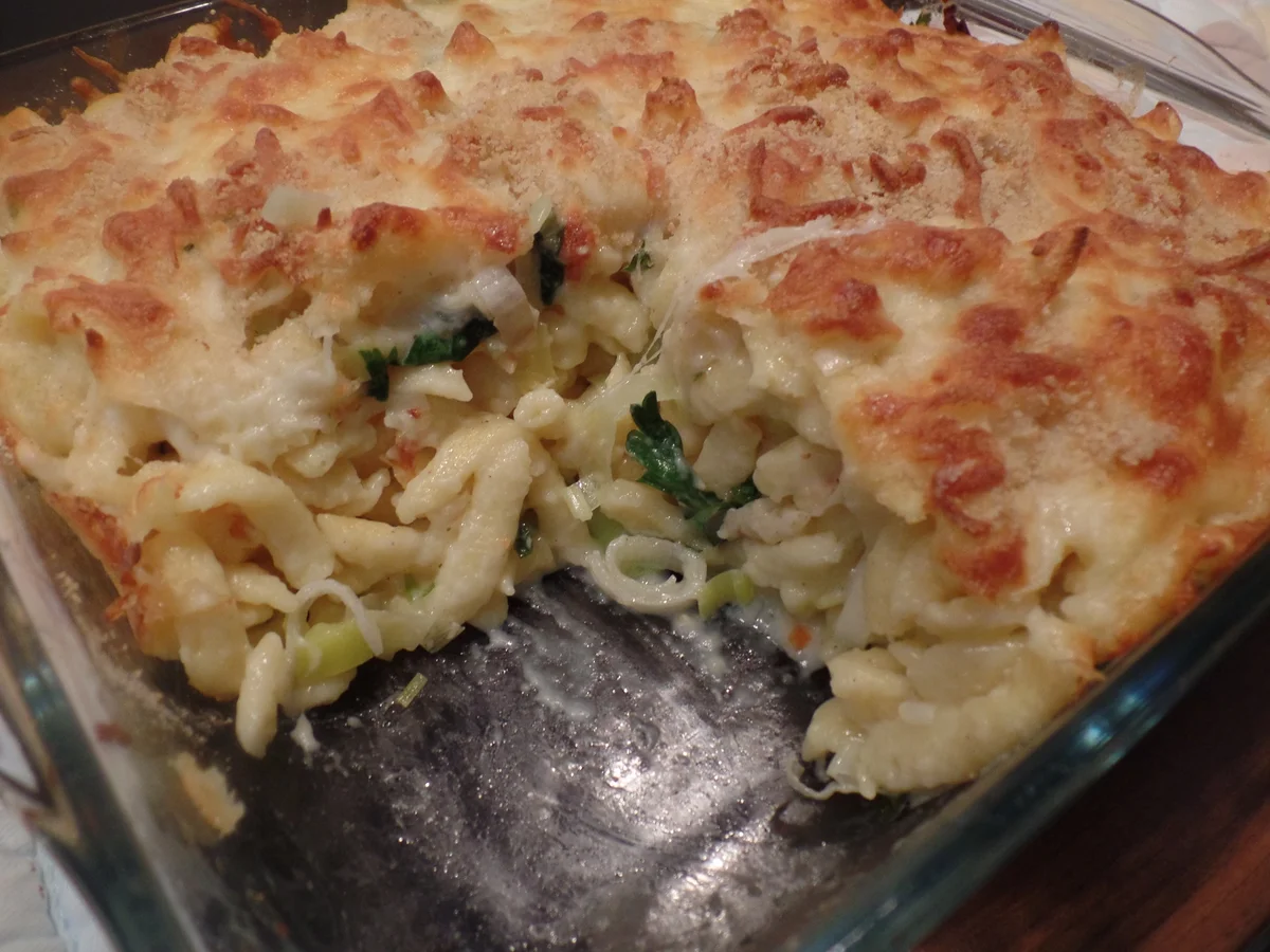 Überbackene  Käse-Spätzle - Rezept - Bild Nr. 11555