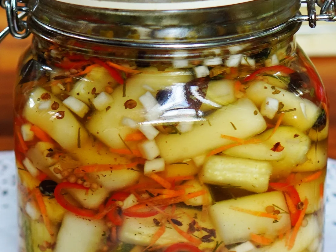 Thailändische, süß-sauer-scharfe Gurkenstücke - Rezept - Bild Nr. 2