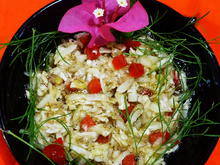Scharfer Rettich-Gurkensalat mit roter Paprika - Rezept - Bild Nr. 2