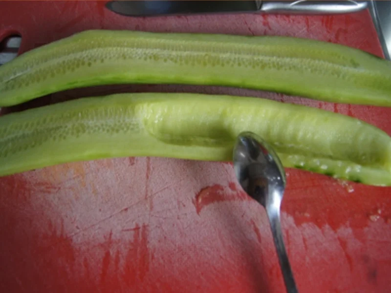 Alaska-Seelachsfilet mit Gurkensalat und Möhren-Kartoffel-Stampf - Rezept - Bild Nr. 6