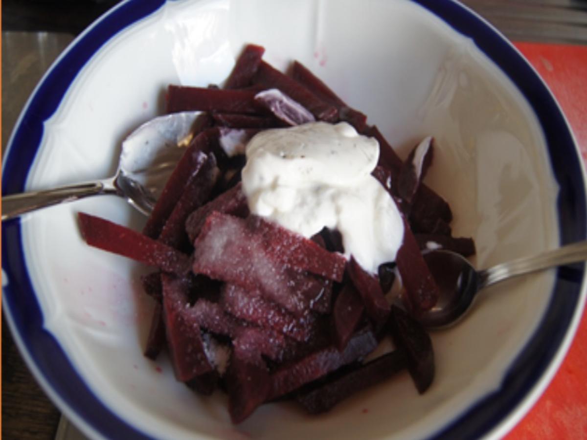 Baked Potato mit Rote Bete Salat - Rezept - Bild Nr. 6