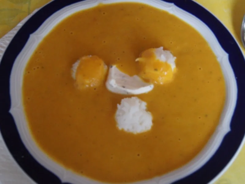 Möhrencremesuppe mit Reiskugeleinlage - Rezept - Bild Nr. 20