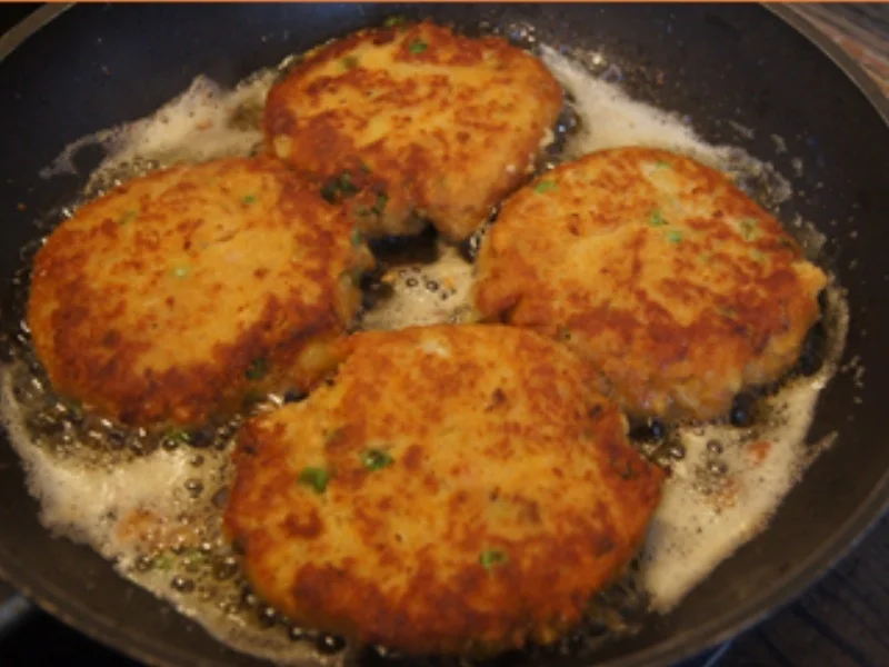 Rezept: Thunfisch-Erbsen-Kartoffel-Buletten und Rote-Bete-Salat Bild Nr. 12 Thunfisch-Erbsen-Kartoffel-Buletten und Rote-Bete-Salat - Rezept - Bild Nr. 12