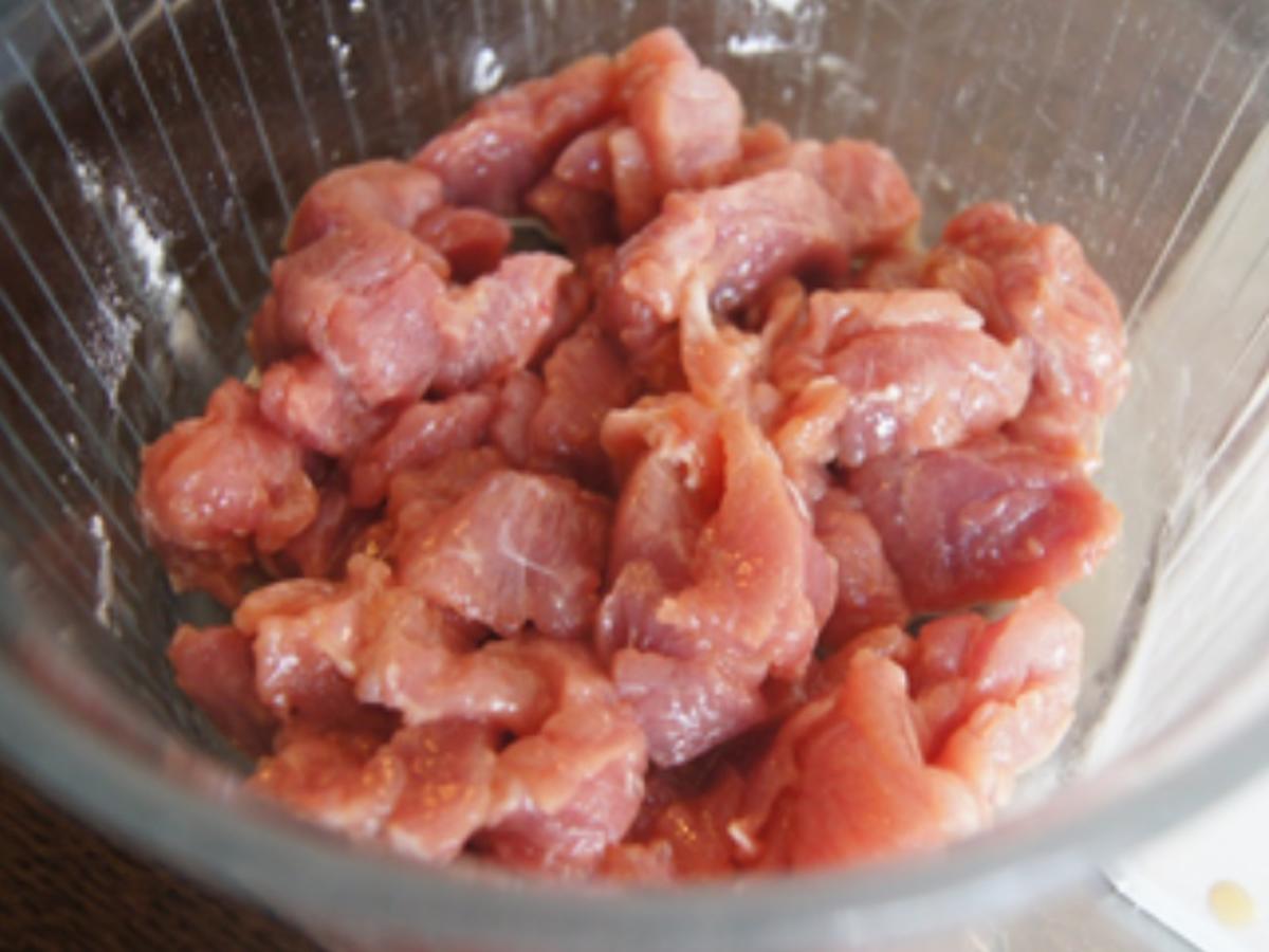 Schweinefilet süß-sauer mit Ananas und Basmatireis - Rezept - Bild Nr. 5