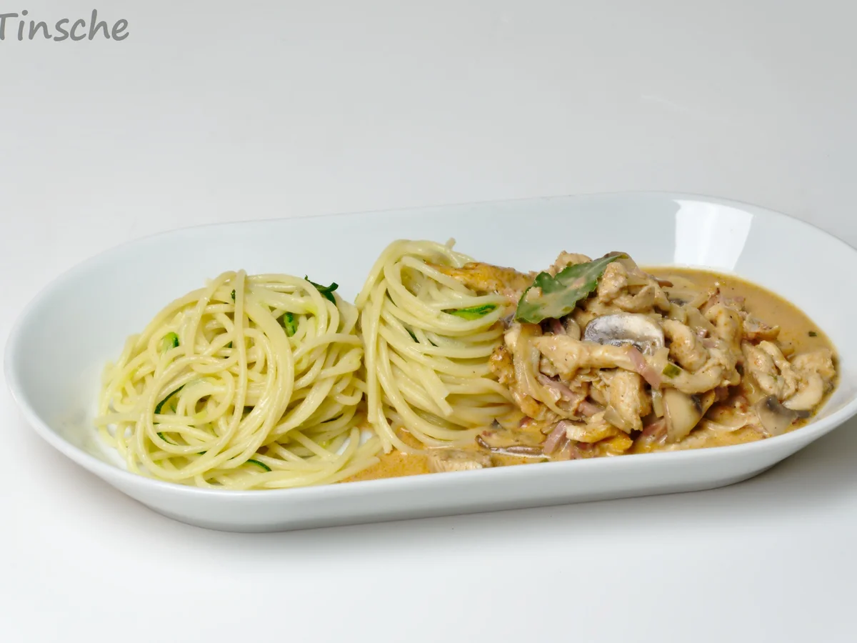 Gorgonzola-Champignon-Hähnchen - Rezept - Bild Nr. 2