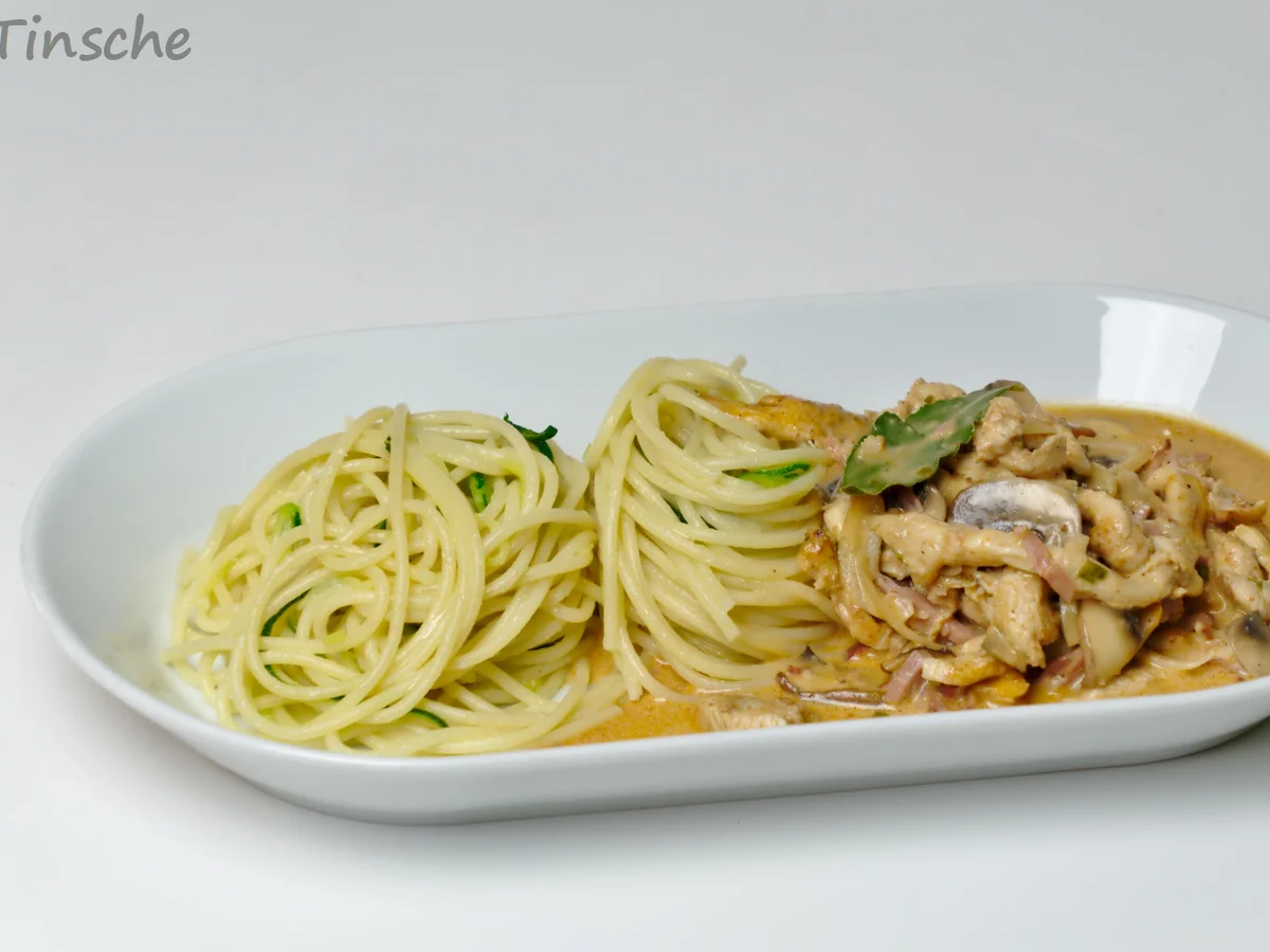 Gorgonzola-Champignon-Hähnchen - Rezept - Bild Nr. 3