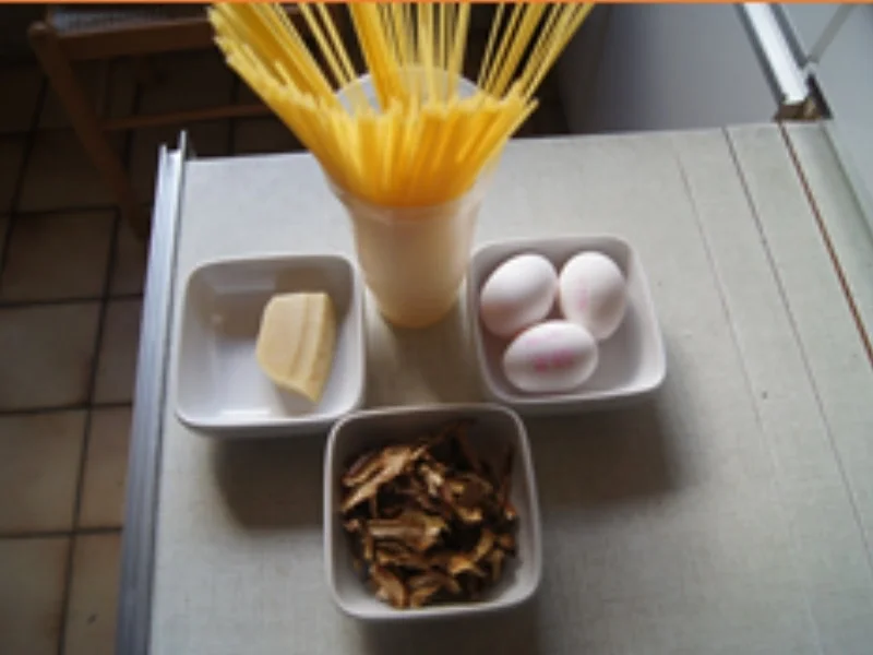 Spaghetti mit Steinpilz-Carbonara - Rezept - Bild Nr. 3